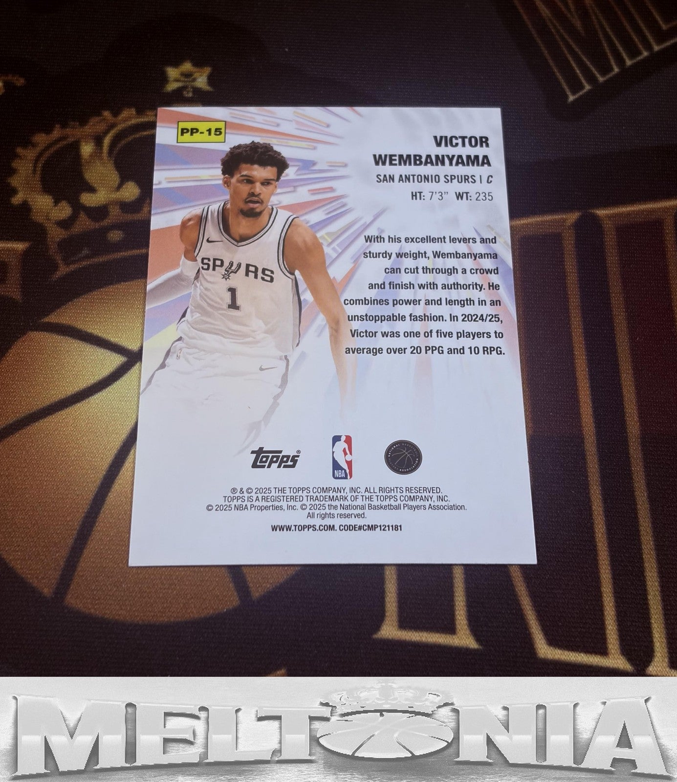 2025-26 Topps Victor Wembanyama #PP-15