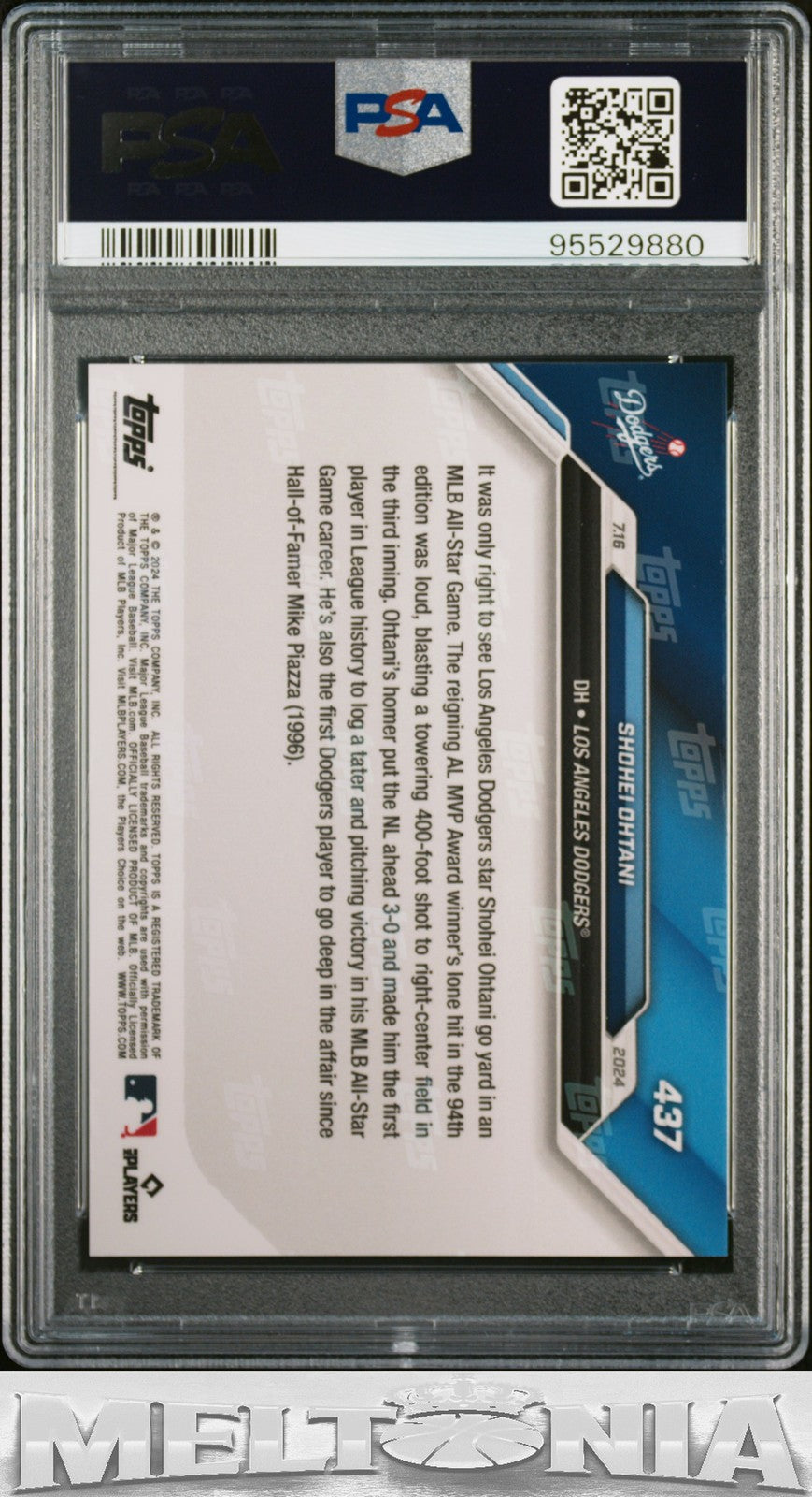 Shohei Ohtani 2024 Topps Now #437 PSA 10