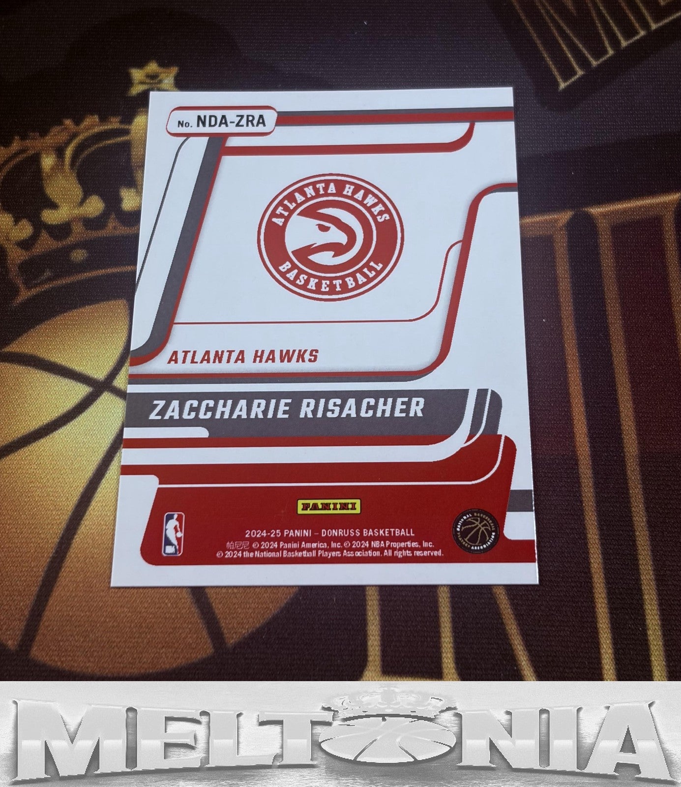 Zaccharie Risacher 2024-25 Donruss #NDA-ZRA Next Day RC SSP