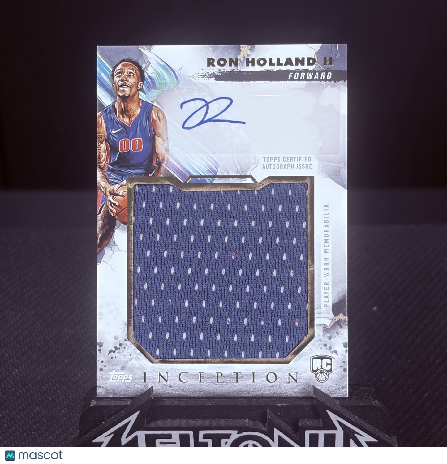 Ron Holland II 2025 Topps Inception #RJR-RH Rookie Jumbo Relic Autograph Card RC