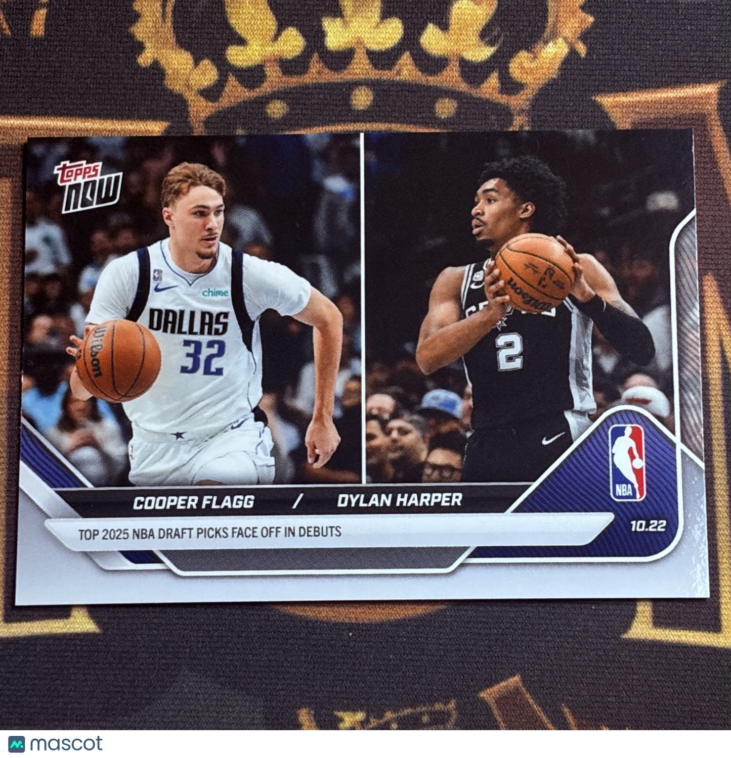 Dylan Harper Cooper Flagg 2025 Topps Now Basketball #8 RCs /7178