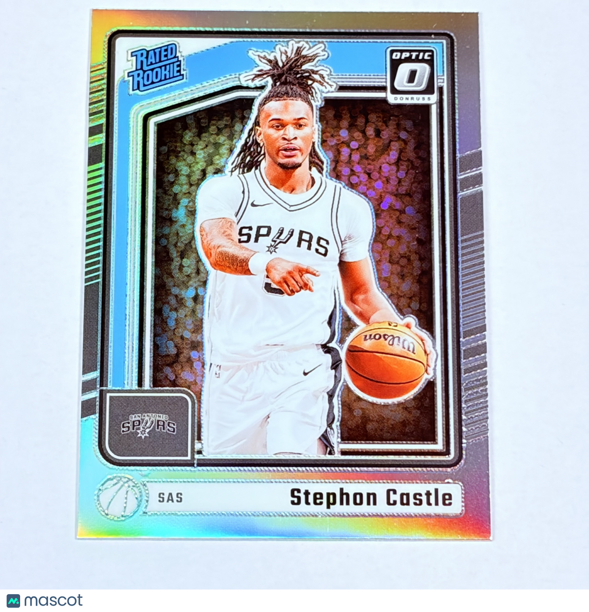 2025 Panini Donruss Optic Prizm Stephon Castle #254 RC Holo Rookie