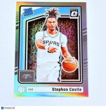 2025 Panini Donruss Optic Prizm Stephon Castle #254 RC Holo Rookie