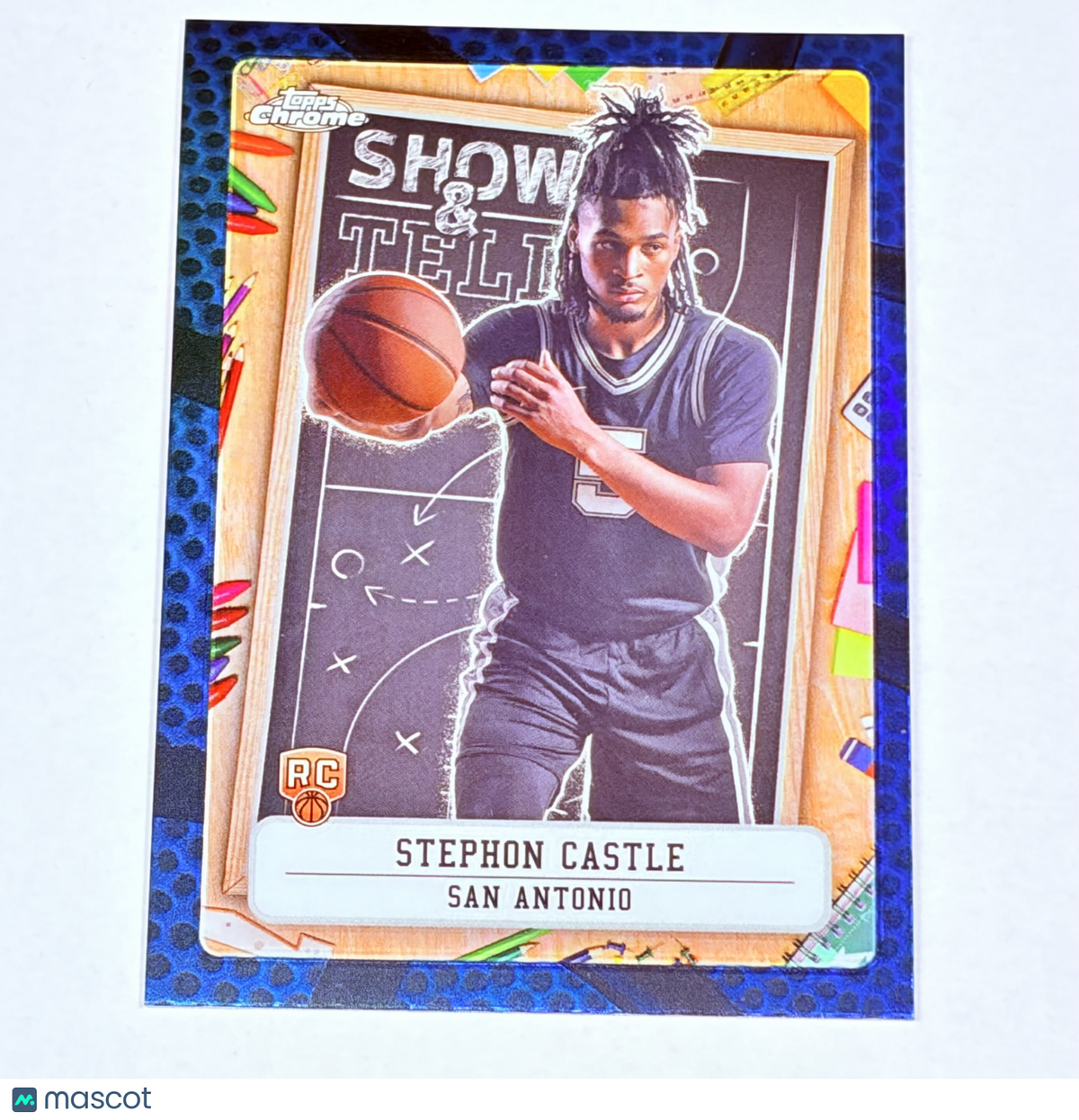 2025 Topps Chrome Show & Tell Stephon Castle #ST-13 Spurs RC Rookie