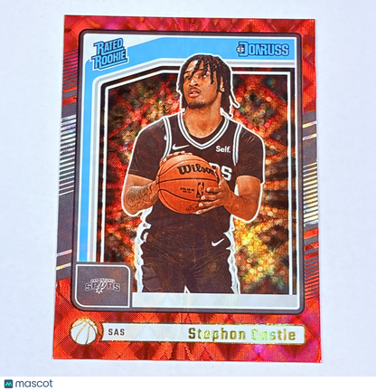 2024-25 Panini Donruss Stephon Castle #244 International Red Mint RC Rookie