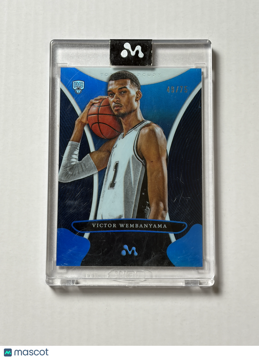 2023-24 Topps Mercury Victor Wembanyama #9 Blue Refractor Rookie RC SSP 49/75