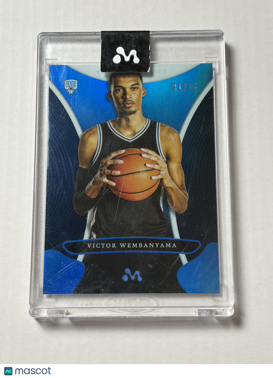 2023-24 Topps Mercury Victor Wembanyama #10 Blue Refractor Rookie RC SSP 31/75