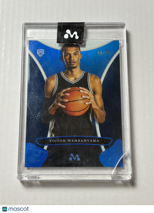2023-24 Topps Mercury Victor Wembanyama #10 Blue Refractor Rookie RC SSP 24/75