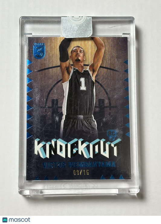 2023 Topps 3 Victor Wembanyama #KO-11 Knockout Blue RC Rookie SSP Sealed 09/15