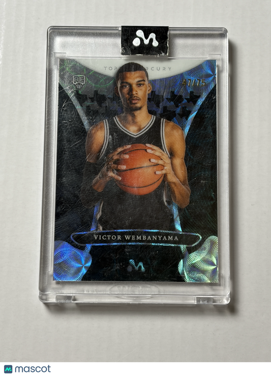 2023-24 Topps Mercury Victor Wembanyama #10 Texas Kaleidoscope RC SSP 47/75