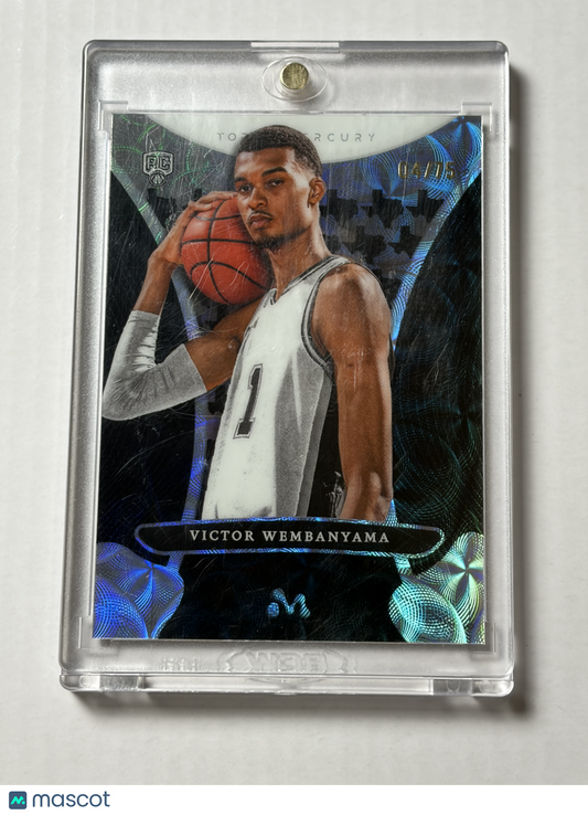 2023 Topps Mercury Victor Wembanyama #9 Texas Kaleidoscope SSP RC Rookie 04/75