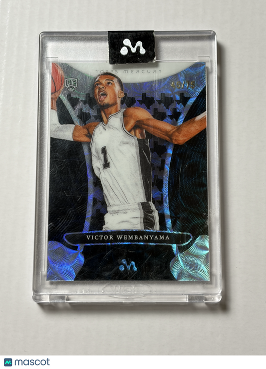 2023-24 Topps Mercury Victor Wembanyama #3 Texas Kaleidoscope Rookie RC SSP 45/75