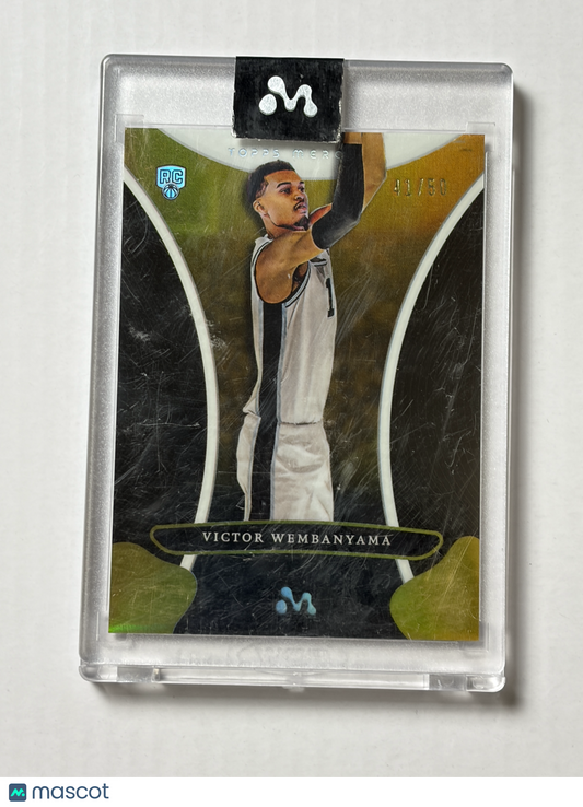 2023-24 Topps Mercury Victor Wembanyama #6 Gold refractor Rookie RC SSP 41/50