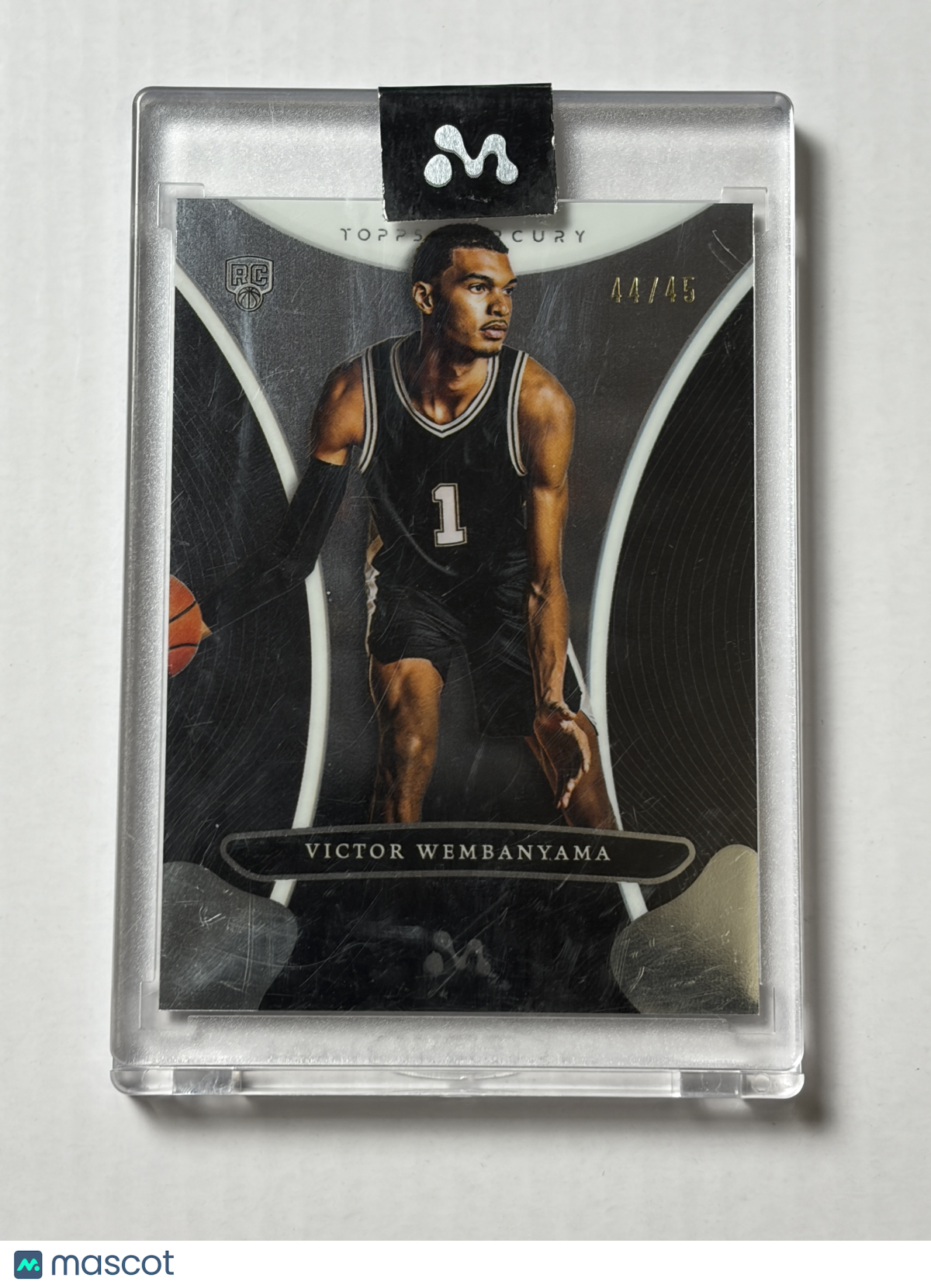 2023-24 Topps Mercury Victor Wembanyama #14 French Refractor Rookie RC SSP 44/45