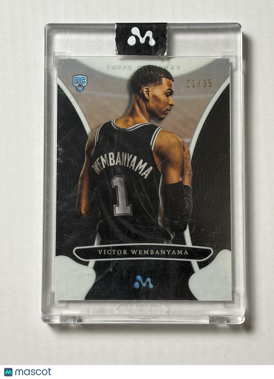 2023-24 Topps Mercury Victor Wembanyama #20 White Refractor Rookie RC SSP 22/35