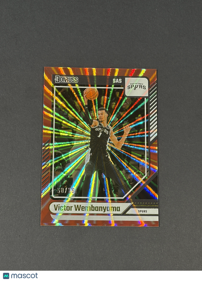 2024 Panini Donruss Victor Wembanyama #6 Red Laser 50/99