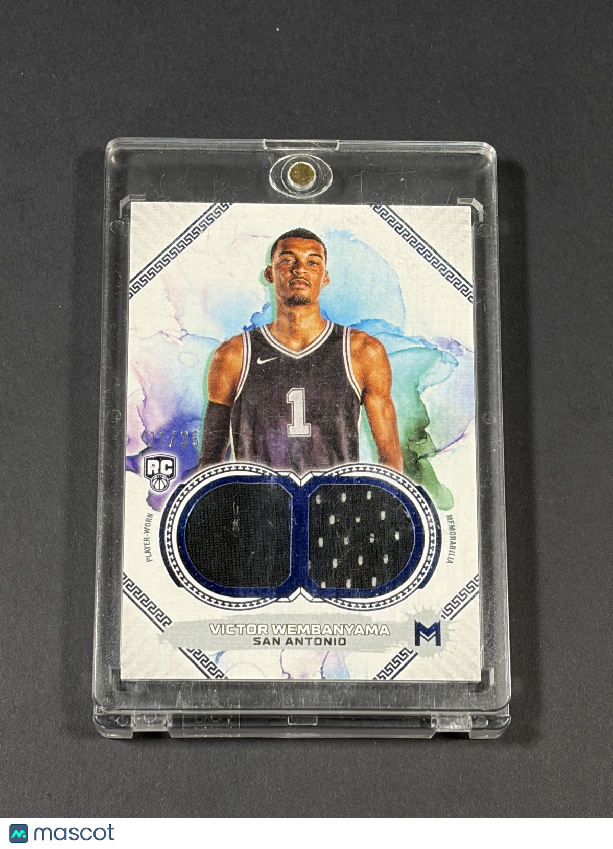 2024 Topps Motif Victor Wembanyama #MDR-1 RC Dual Relics / 35 /35