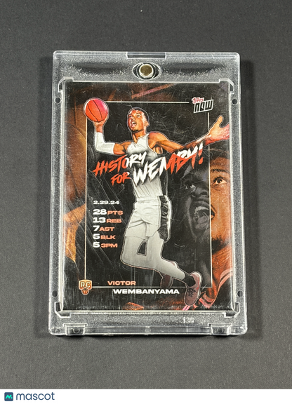 2024 Topps Now Victor Wembanyama Victor Wembanyama #VW-3 Rookie