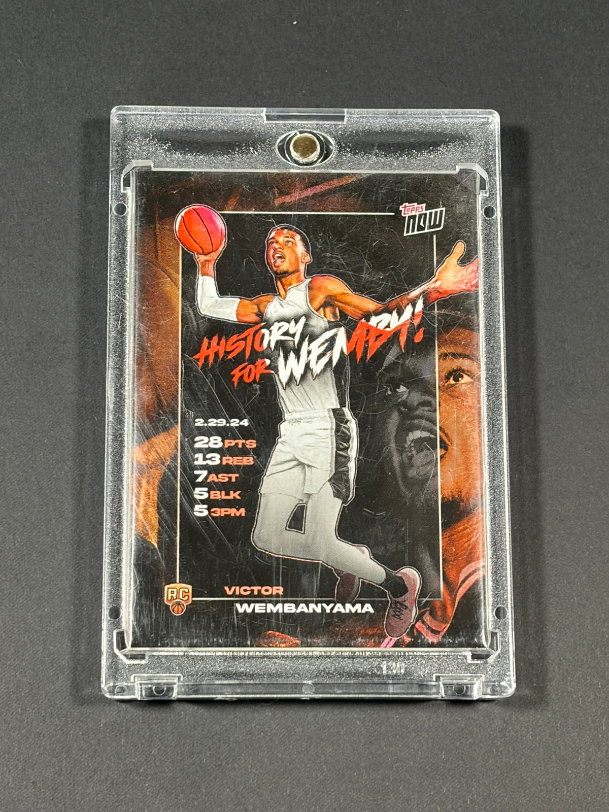 2023-24 Topps Now Victor Wembanyama #VW-3 front