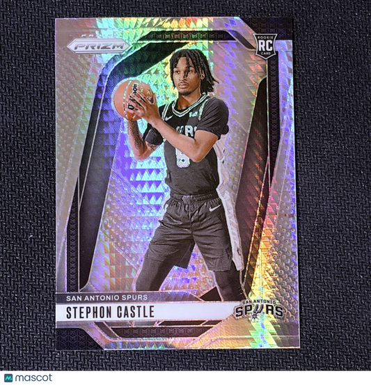 2024 Panini Prizm Stephon Castle #234 Short Print Nicely Centered Mint Rookie RC