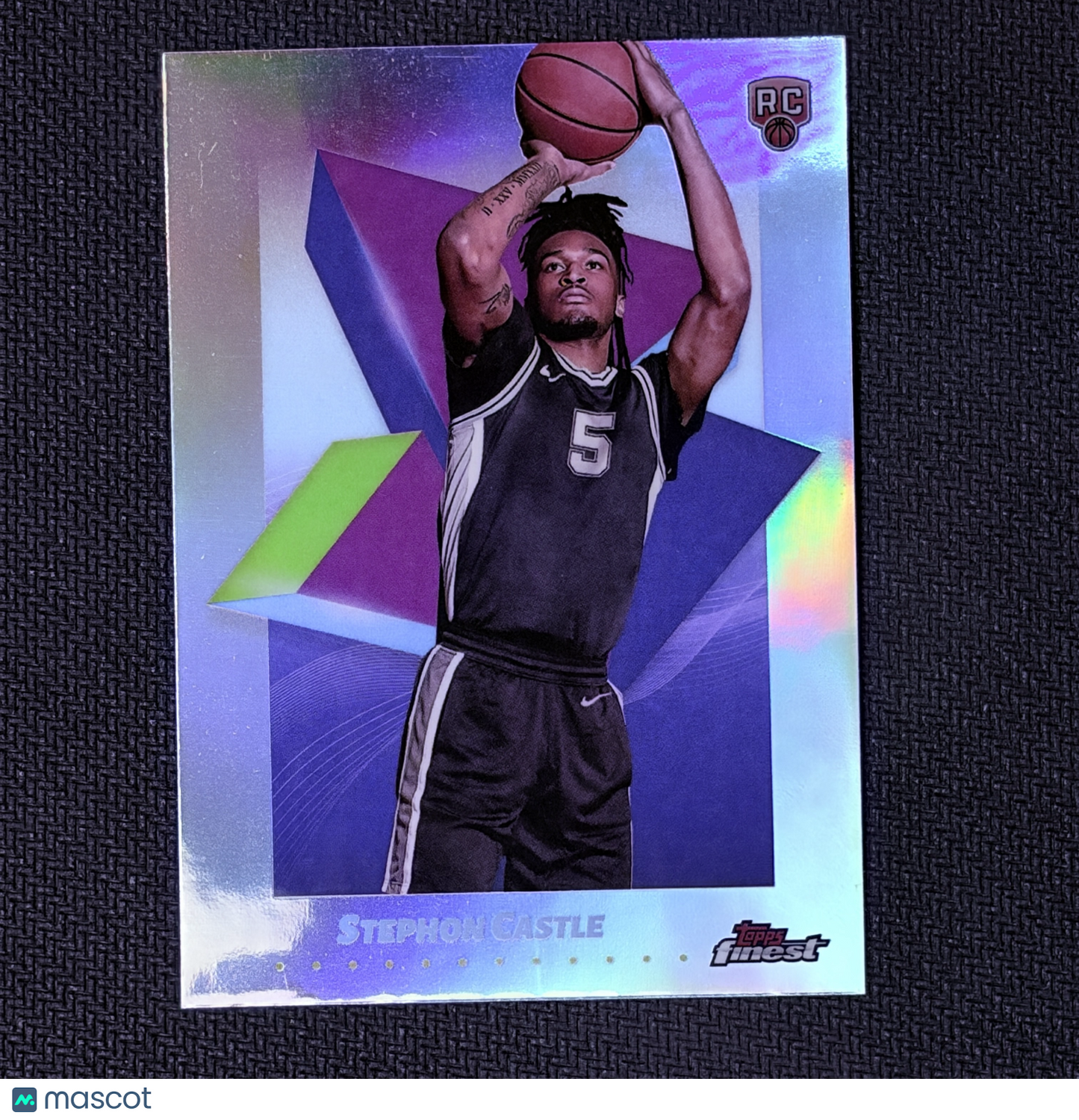 2025 Topps Finest Stephon Castle #85 Short Print Nicely Centered Mint Rookie RC