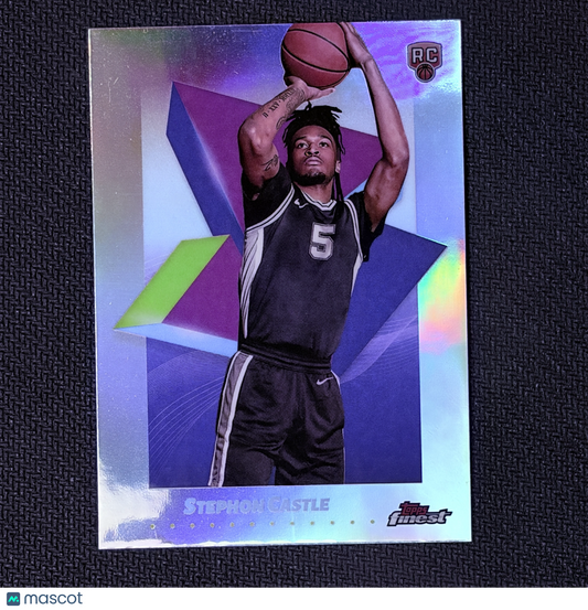 2025 Topps Finest Stephon Castle #85 Short Print Nicely Centered Mint Rookie RC
