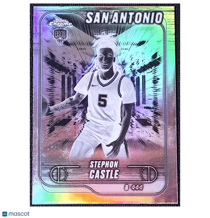 2024 Topps Chrome Basketball Stephon Castle #122 RC