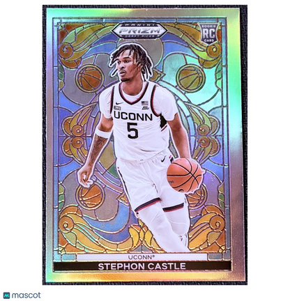2024 Panini Prizm Draft Picks Stained Glass Stephon Castle #11 RC