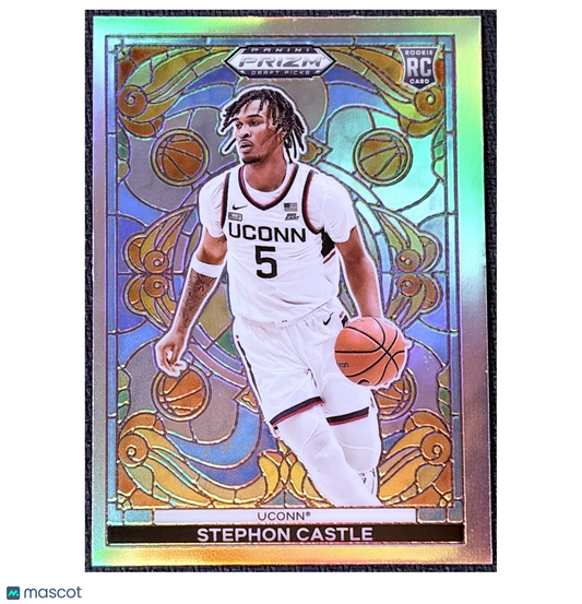 Stephon Castle 2024 Panini Prizm Draft Picks Stained Glass rookie card