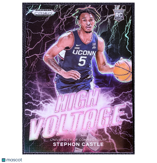 Stephon Castle 2024 Panini Prizm Draft Picks High Voltage rookie card