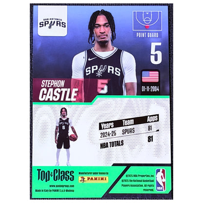 2024 Panini Top Class New Sensation Stephon Castle #259