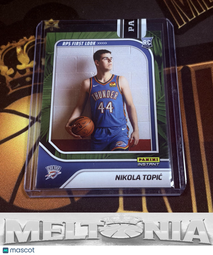 Nikola Topić 2024-25 Panini Instant RPS First Look Jungle 1/25 rookie card