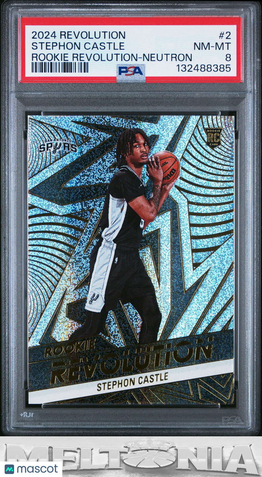 Stephon Castle 2024-25 Panini Revolution #2 Rookie Revolution Neutron 015/125 RC