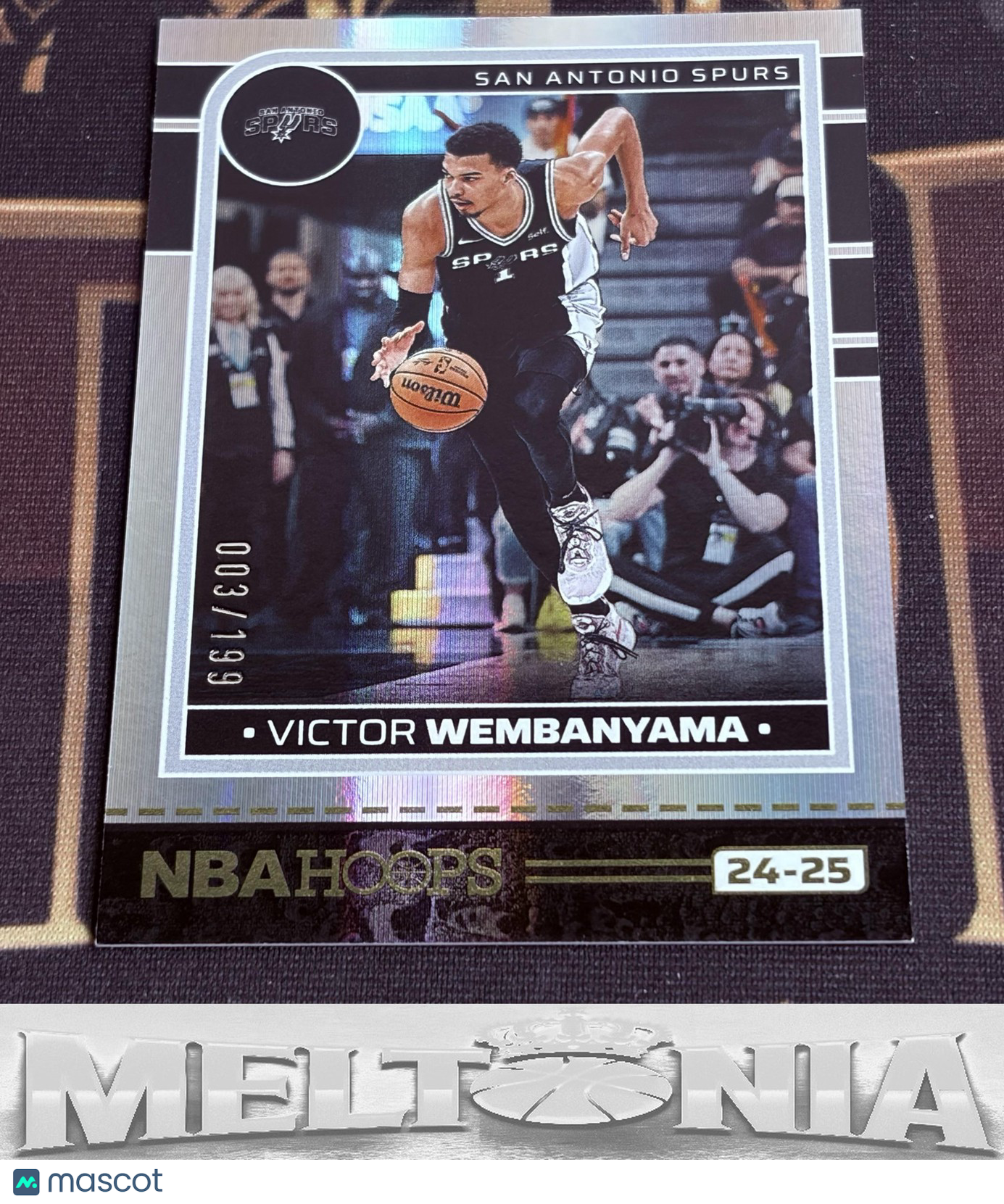 Victor Wembanyama 2024-25 Hoops #165 Premium Box Set 003/199