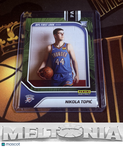 Nikola Topić 2024-25 Panini Instant RPS First Look Jungle 21/25 rookie card