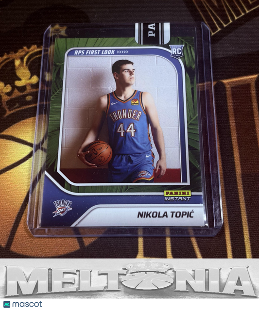 Nikola Topić 2024-25 Panini Instant NBA RPS First Look #RPS-12 Jungle 21/25 RC