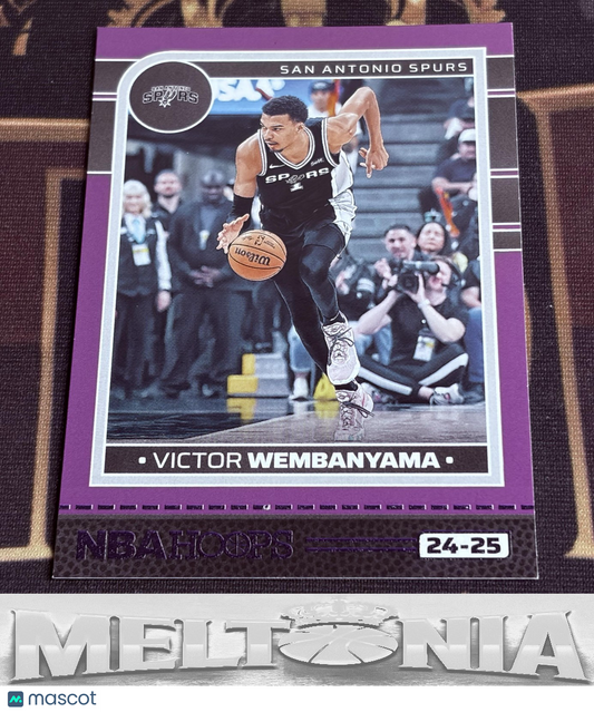 Victor Wembanyama 2024-25 Hoops #165 Purple