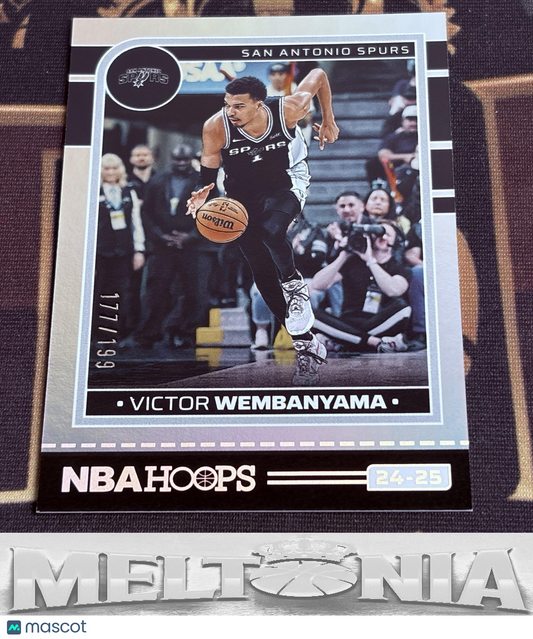 Victor Wembanyama 2024-25 Hoops #165 Silver 177/199