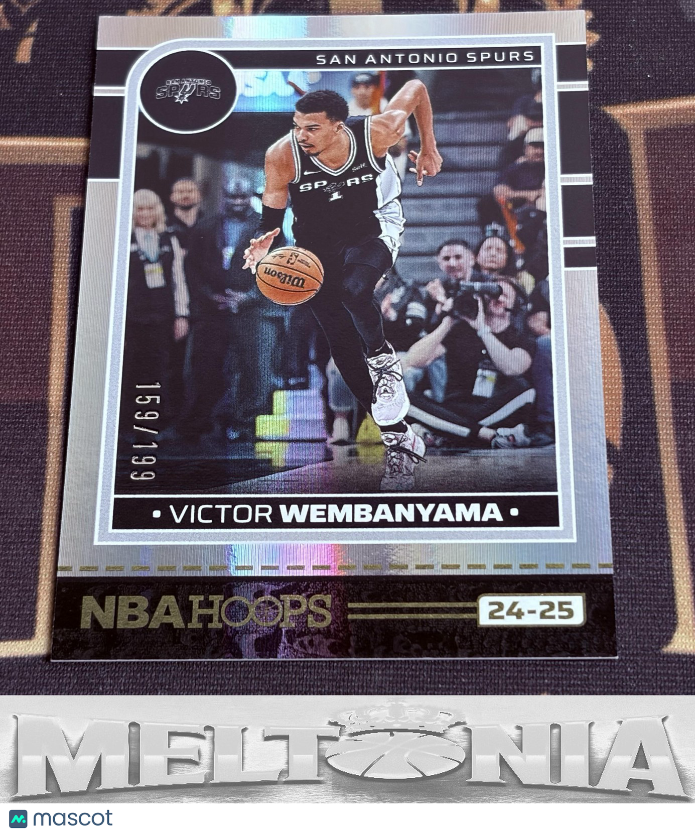 Victor Wembanyama 2024-25 Hoops #165 Premium Box Set 159/199