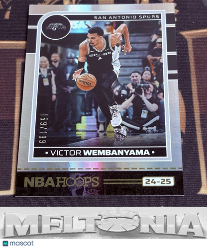 Victor Wembanyama 2024-25 Hoops Premium Box Set 159/199 card