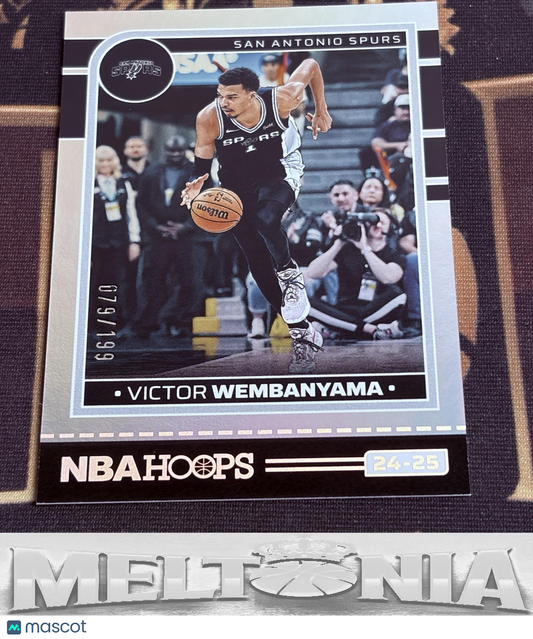 Victor Wembanyama 2024-25 Hoops #165 Silver 079/199