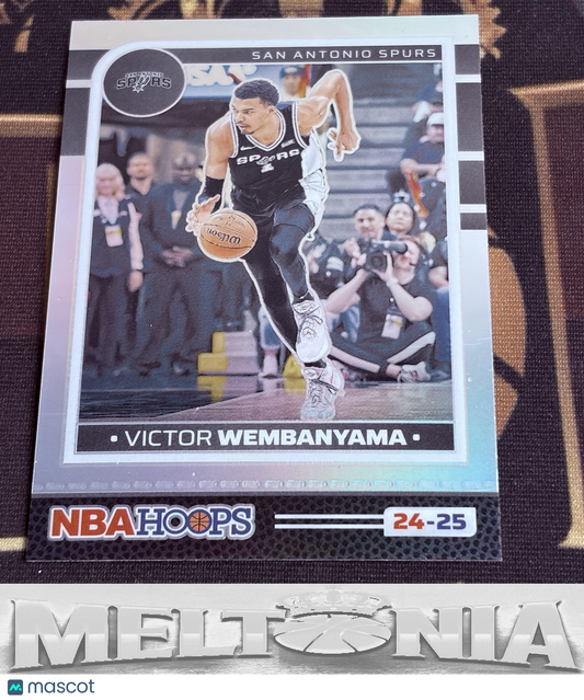 2024-25 Hoops Victor Wembanyama #165 Premium Prizms Silver Parallel/Variety