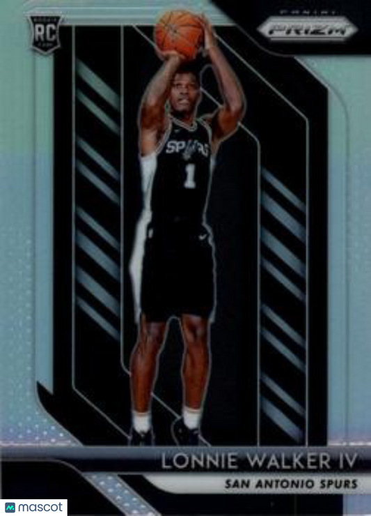 Lonnie Walker IV 2018-19 Panini Prizm #251 Prizms Silver PSA 9 RC