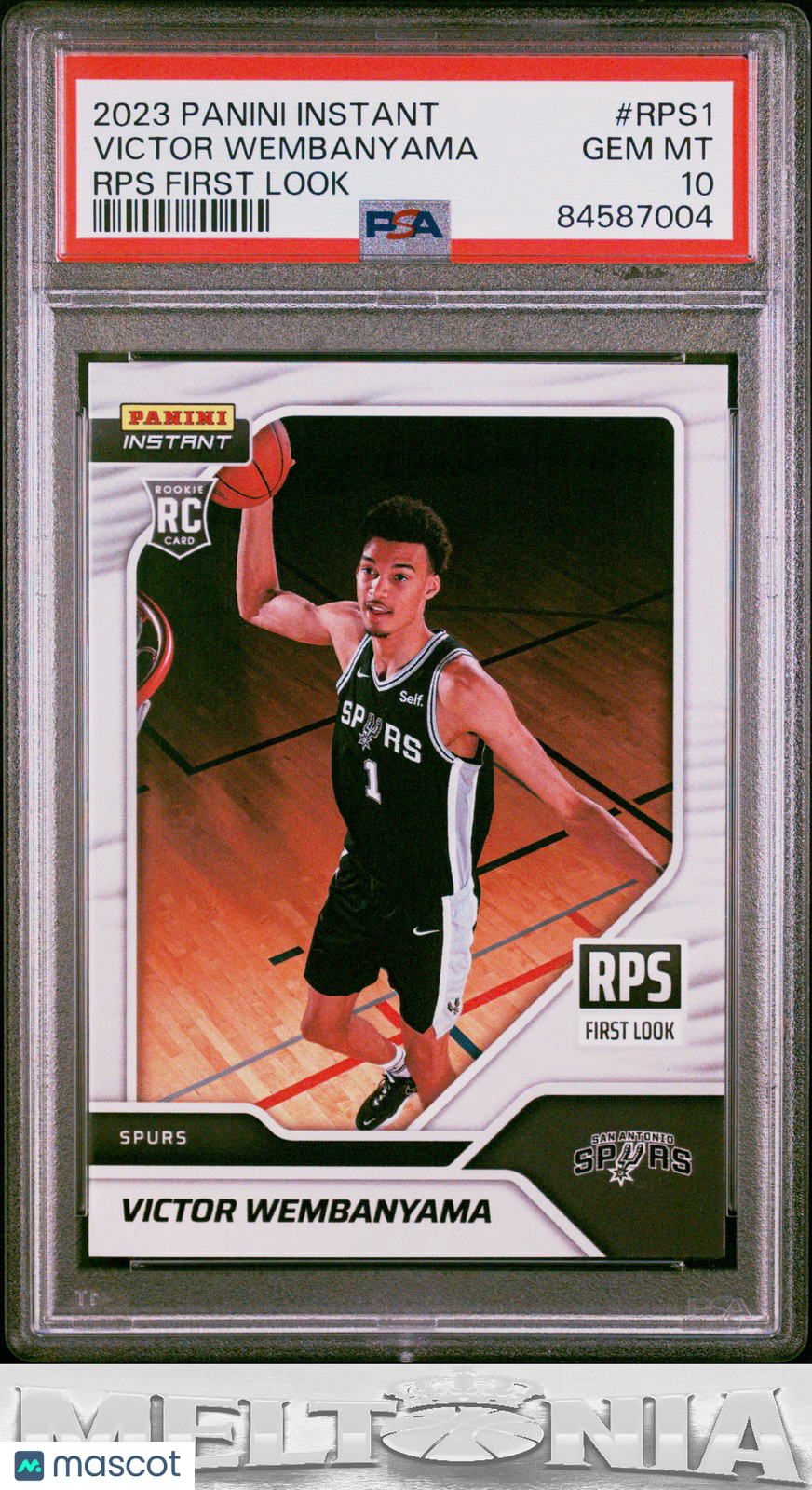 Victor Wembanyama 2023-24 Panini Instant NBA RPS First Look #RPS-1 PSA 10 RC