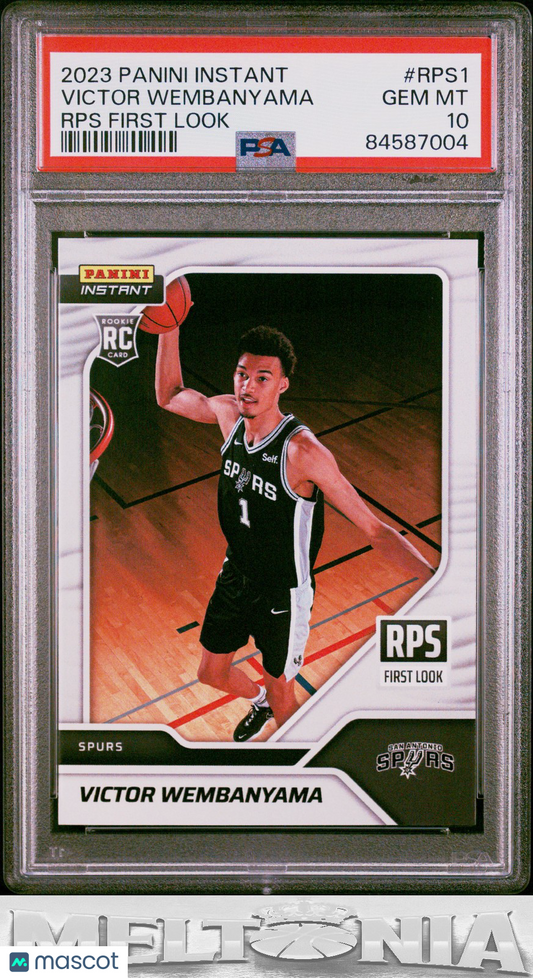 Victor Wembanyama 2023-24 Panini Instant NBA RPS First Look #RPS-1 PSA 10 RC