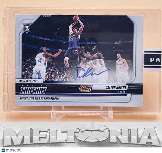 Dalton Knecht 2024-25 Panini Instant NBA #300 Autograph 15/99 (AU,RC,SP)