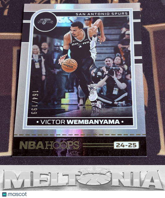 Victor Wembanyama 2024-25 Hoops #165 Premium Box Set 164/199