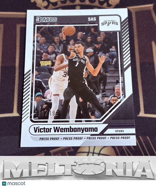 Victor Wembanyama 2024-25 Donruss #6 Press Proof Purple 108 /199