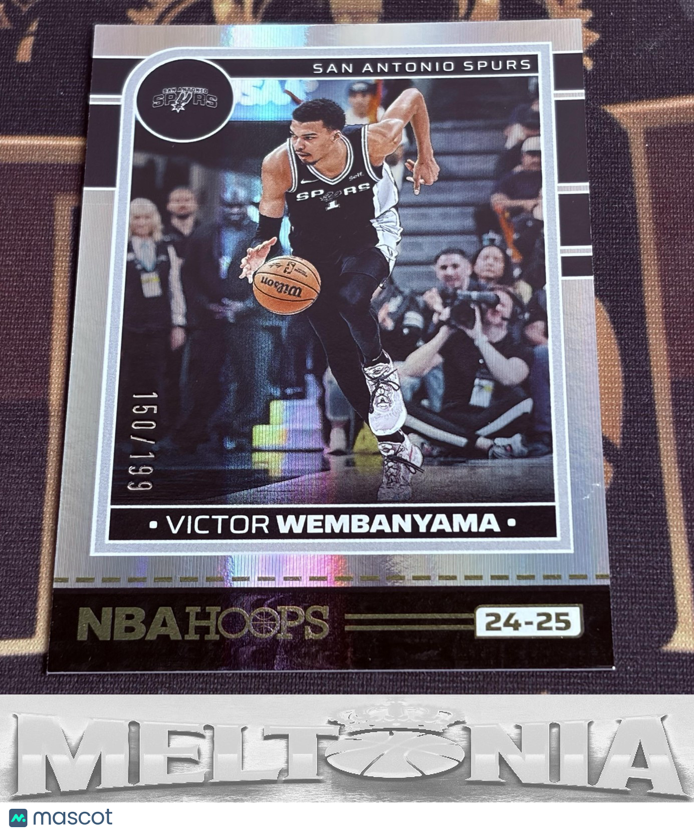 Victor Wembanyama 2024-25 Hoops #165 Premium Box Set 150/199