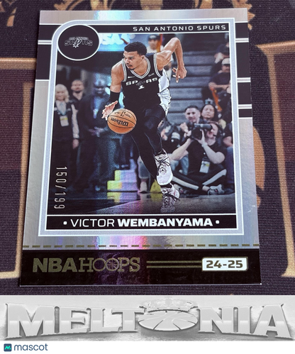 Victor Wembanyama 2024-25 Hoops Premium Box Set 150/199 card